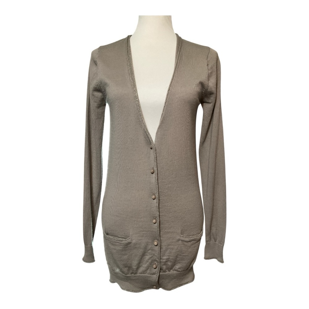 Boden 100% Wool Lightweight Cardigan Size 4